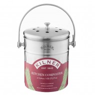 Kilner Κάδος Κομποστοποίησης απο Ανοξείδωτο Ατσάλι με Φίλτρο Άνθρακα 2L-15x17,5x20εκ Kilner Κάδος Κομποστοποίησης απο Ανοξείδωτο Ατσάλι με Φίλτρο Άνθρακα 2L-15x17,5x20εκ