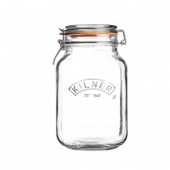 Kilner Βάζο Αποθήκευσης Γυάλινο Τετράγωνο με Αεροστεγές Κλείσιμο 1,5L/12x12x19,5εκ Kilner Βάζο Αποθήκευσης Γυάλινο Τετράγωνο με Αεροστεγές Κλείσιμο 1,5L/12x12x19,5εκ