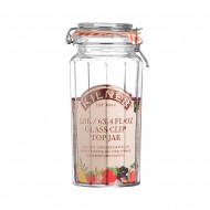 Kilner Βάζο Αποθήκευσης Γυάλινο Πολυγωνικό με Αεροστεγές Κλείσιμο 1,8L