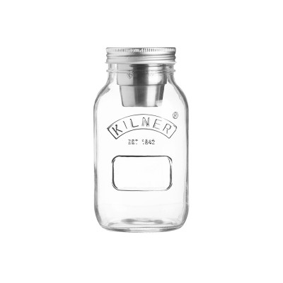 Kilner Σετ Δοχείο Φαγητού Μεταφοράς 2 Χώρων Γυαλί-Ανοξείδωτο  1L/9,3x18εκ Kilner Σετ Δοχείο Φαγητού Μεταφοράς 2 Χώρων Γυαλί-Ανοξείδωτο  1L/9,3x18εκ