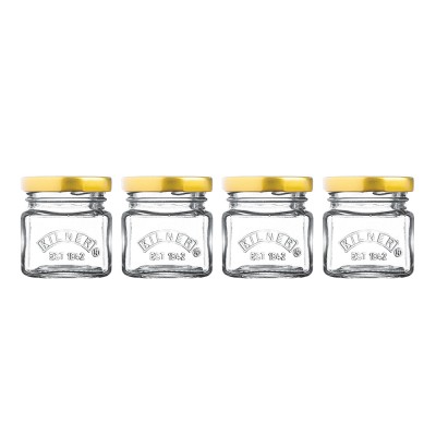 Kilner Βάζα Αποθήκευσης Mini Γυάλινα  Σετ 4τμχ 55ml/5x6εκ Kilner Βάζα Αποθήκευσης Mini Γυάλινα  Σετ 4τμχ 55ml/5x6εκ