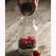 Kilner Σετ Δοχείο Φαγητού Μεταφοράς 2 Χώρων Γυαλί-Ανοξείδωτο  1L/9,3x18εκ Kilner Σετ Δοχείο Φαγητού Μεταφοράς 2 Χώρων Γυαλί-Ανοξείδωτο  1L/9,3x18εκ