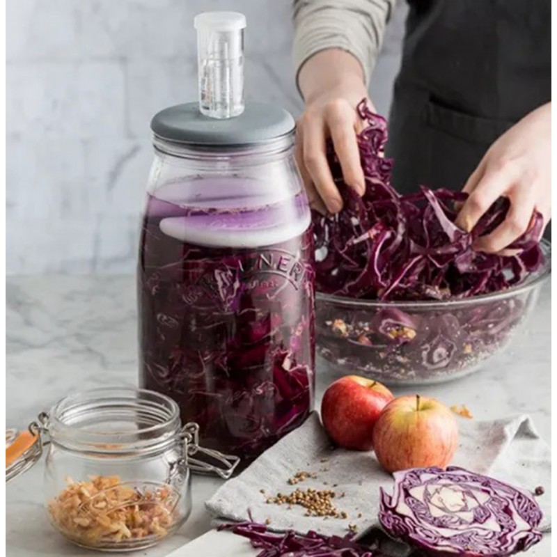 Kilner Δοχείο Ζύμωσης Γυάλινο Σετ 3L/17x17x32εκ