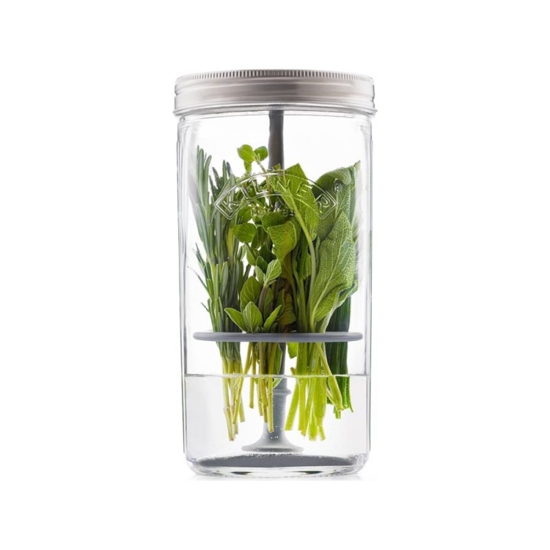 Kilner Βάζο Συντήρησης Βοτάνων και Μυρωδικών 1L,10x10x20εκ
