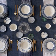 Laura Ashley Τραπεζομάντηλο Υφασμάτινο Μπλε-Τζιν Wild Clematis, Kitchen Linen 140x240εκ Laura Ashley Τραπεζομάντηλο Υφασμάτινο Μπλε-Τζιν Wild Clematis, Kitchen Linen 140x240εκ