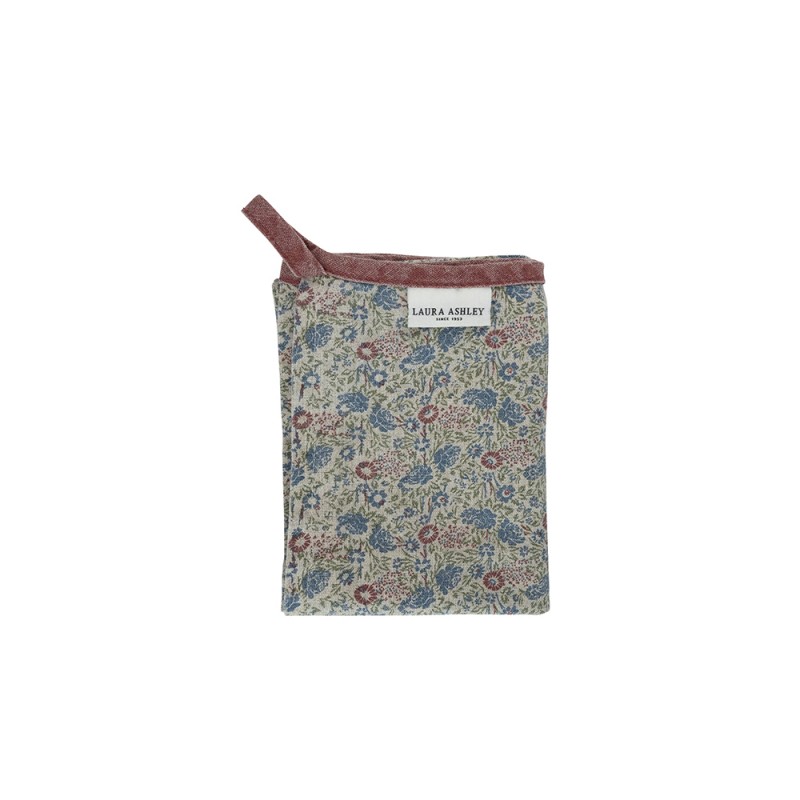 Laura Ashley Πετσέτα Τσαγιού Υφασμάτινη Κόκκινη Wild Clematis, Kitchen Linen 50x70εκ