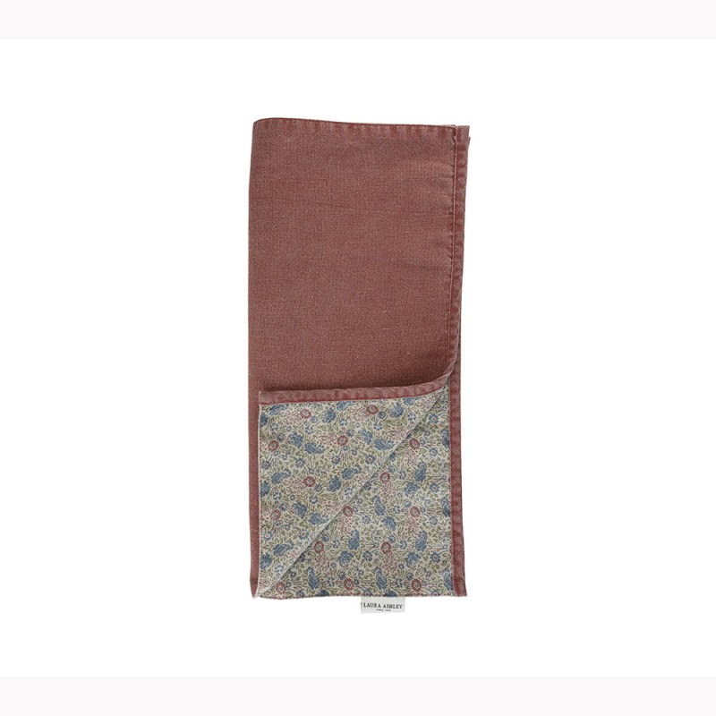 Laura Ashley Runner Διπλής Όψης Υφασμάτινο Κόκκινο Wild Clematis, Kitchen Linen 40x150εκ