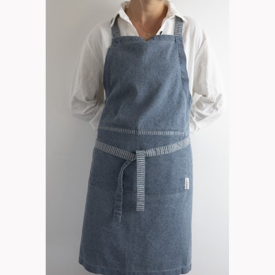 Laura Ashley Ποδιά Υφασμάτινη Μπλε-Τζιν Wild Clematis, Kitchen Linen 78x85εκ Laura Ashley Ποδιά Υφασμάτινη Μπλε-Τζιν Wild Clematis, Kitchen Linen 78x85εκ
