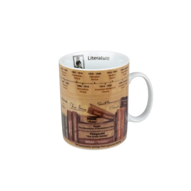 Konitz Κούπα Πορσελάνης, Gifts For Everyone - Mugs Of Knowledge «Literature» 49cl Konitz Κούπα Πορσελάνης, Gifts For Everyone - Mugs Of Knowledge «Literature» 49cl