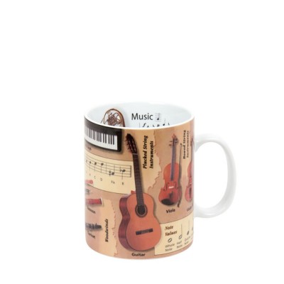 Konitz Κούπα Πορσελάνης, Gifts For Everyone - Mugs Of Knowledge «Music» 49cl Konitz Κούπα Πορσελάνης, Gifts For Everyone - Mugs Of Knowledge «Music» 49cl