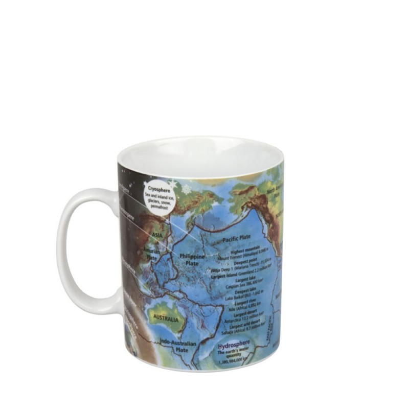 Konitz Κούπα Πορσελάνης, Mugs Of Knowledge «Mug Of Knowledge – Geography» 49cl Konitz Κούπα Πορσελάνης, Mugs Of Knowledge «Mug Of Knowledge – Geography» 49cl