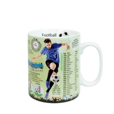 Konitz Κούπα Πορσελάνης, Gifts For Everyone - Mugs Of Knowledge «Football» 49cl