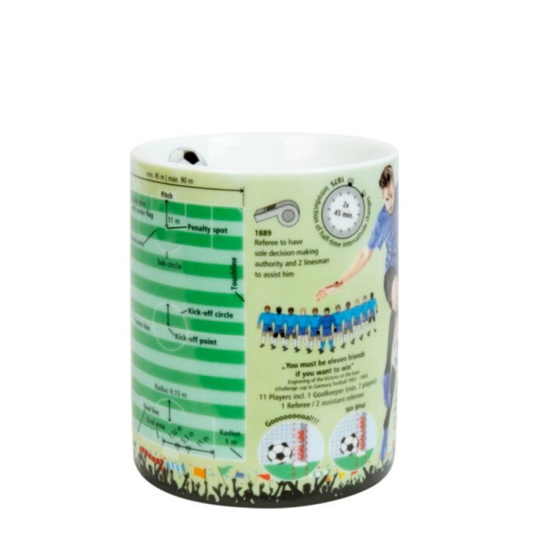 Konitz Κούπα Πορσελάνης, Gifts For Everyone - Mugs Of Knowledge «Football» 49cl Konitz Κούπα Πορσελάνης, Gifts For Everyone - Mugs Of Knowledge «Football» 49cl