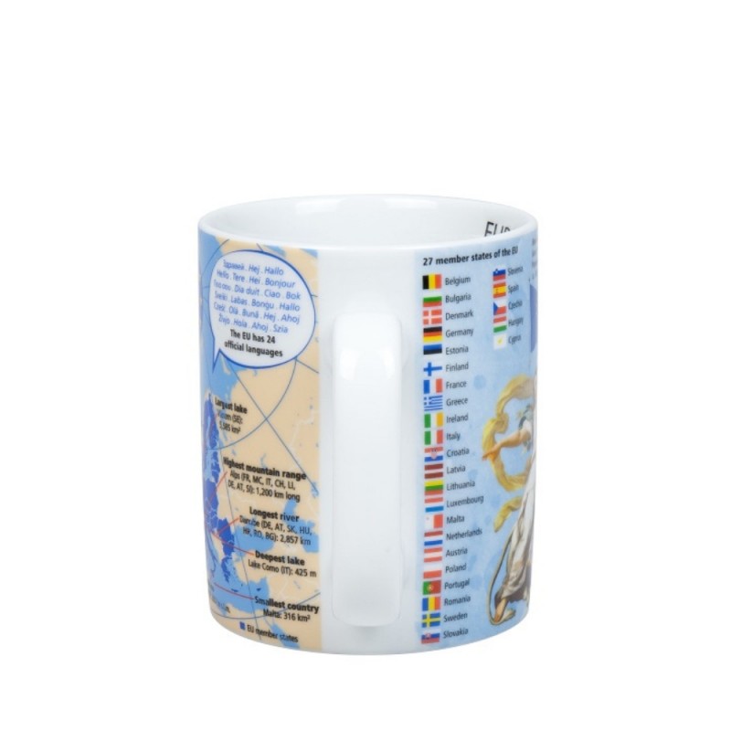 Konitz Κούπα Πορσελάνης, Gifts For Everyone - Mugs Of Knowledge «Europe» 49cl Konitz Κούπα Πορσελάνης, Gifts For Everyone - Mugs Of Knowledge «Europe» 49cl