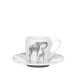 Konitz Σετ 2 Φλυτζάνια Espresso Πορσελάνης, Amazing Animals «Giraffes & Elephants» by Vanessa Kahl  85ml