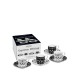 Konitz Σετ 4 Φλυτζάνια Espresso Πορσελάνης, Coffee, Tea & Chocolate «Espresso Writing» 85ml Konitz Σετ 4 Φλυτζάνια Espresso Πορσελάνης, Coffee, Tea & Chocolate «Espresso Writing» 85ml