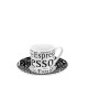 Konitz Σετ 4 Φλυτζάνια Espresso Πορσελάνης, Coffee, Tea & Chocolate «Espresso Writing» 85ml Konitz Σετ 4 Φλυτζάνια Espresso Πορσελάνης, Coffee, Tea & Chocolate «Espresso Writing» 85ml