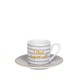 Konitz Σετ 4 Φλυτζάνια Espresso Πορσελάνης, Coffee, Tea & Chocolate «Espresso Writing» 85ml Konitz Σετ 4 Φλυτζάνια Espresso Πορσελάνης, Coffee, Tea & Chocolate «Espresso Writing» 85ml