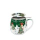Konitz Κούπα Πορσελάνης με Φίλτρο και Καπάκι Coffee, Winter & Christmas «Merry Christmas ELK» Tea For You» 420ml Konitz Κούπα Πορσελάνης με Φίλτρο και Καπάκι Coffee, Winter & Christmas «Merry Christmas ELK» Tea For You» 420ml