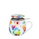 Konitz Κούπα Πορσελάνης με Φίλτρο και Καπάκι Coffee, Tea & Chocolate «Colourful Cast Bubbles» Tea For You» 420ml Konitz Κούπα Πορσελάνης με Φίλτρο και Καπάκι Coffee, Tea & Chocolate «Colourful Cast Bubbles» Tea For You» 420ml