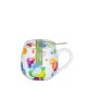 Konitz Κούπα Πορσελάνης με Φίλτρο και Καπάκι Coffee, Tea & Chocolate «Colourful Cast Bubbles» Tea For You» 420ml Konitz Κούπα Πορσελάνης με Φίλτρο και Καπάκι Coffee, Tea & Chocolate «Colourful Cast Bubbles» Tea For You» 420ml