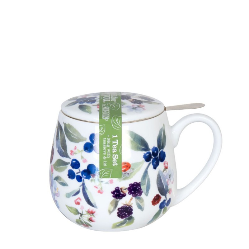 Konitz Κούπα Πορσελάνης με Φίλτρο και Καπάκι Coffee, Tea & Chocolate «Fruity Tea – Berry -Tea For You» by Victoria Lowe 420ml Konitz Κούπα Πορσελάνης με Φίλτρο και Καπάκι Coffee, Tea & Chocolate «Fruity Tea – Berry -Tea For You» by Victoria Lowe 420ml