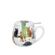 Konitz Κούπα Πορσελάνης με Φίλτρο και Καπάκι,Tea For You ,Arty Animals,  «Furry Little Paws» 42cl