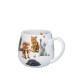 Konitz Κούπα Πορσελάνης με Φίλτρο και Καπάκι,Tea For You ,Arty Animals,  «Furry Little Paws» 42cl