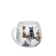 Konitz Κούπα Πορσελάνης με Φίλτρο και Καπάκι,Tea For You ,Arty Animals,  «Furry Little Paws» 42cl