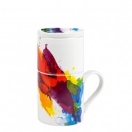 Konitz Καφετιέρα και Κούπα 2σε1 Coffee For One– «On Colour Flow»,370ml
