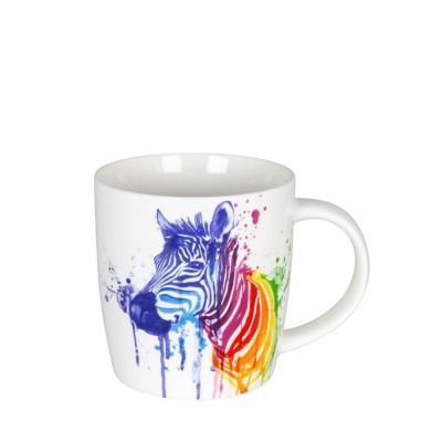 Konitz Κούπα Πορσελάνης, Watercoloured Animals «Zebra» 40cl Konitz Κούπα Πορσελάνης, Watercoloured Animals «Zebra» 40cl
