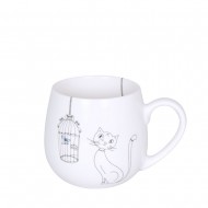 Konitz Κούπα Πορσελάνης, Funny Cats & Funny Dogs «Cats And Birds» 40cl Konitz Κούπα Πορσελάνης, Funny Cats & Funny Dogs «Cats And Birds» 40cl