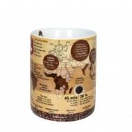 Konitz Κούπα Πορσελάνης, Gifts For Everyone - Mugs Of Knowledge «Coffee Knowledge» 49cl