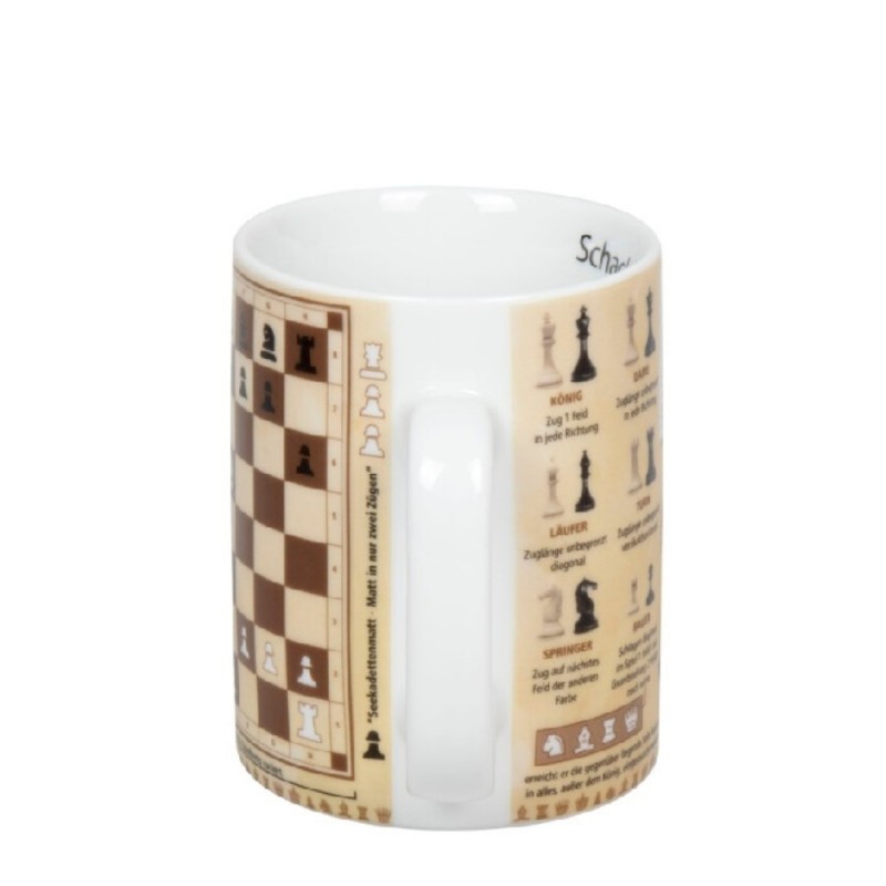 Konitz Κούπα Πορσελάνης, Gifts For Everyone - Mugs Of Knowledge «Schach» 49cl