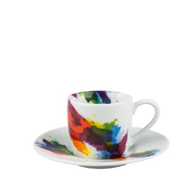 Konitz Φλυτζάνι Espresso Πορσελάνης,Design «On Colour Flow»,85ml Konitz Φλυτζάνι Espresso Πορσελάνης,Design «On Colour Flow»,85ml