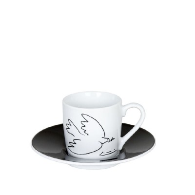 Konitz Φλυτζάνι Espresso Πορσελάνης, Art&Music «La Colombe De La Paix» 85ml Konitz Φλυτζάνι Espresso Πορσελάνης, Art&Music «La Colombe De La Paix» 85ml