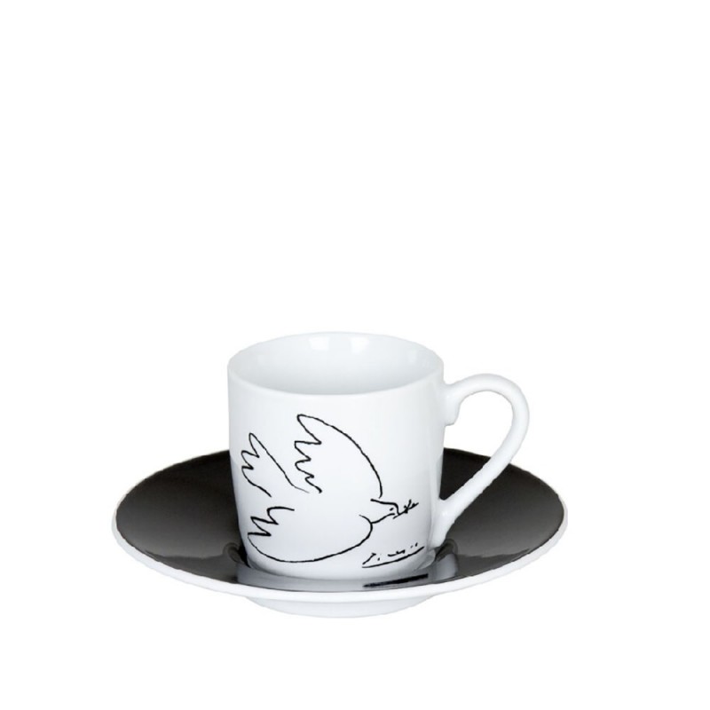 Konitz Φλυτζάνι Espresso Πορσελάνης, Art&Music «La Colombe De La Paix» 85ml Konitz Φλυτζάνι Espresso Πορσελάνης, Art&Music «La Colombe De La Paix» 85ml