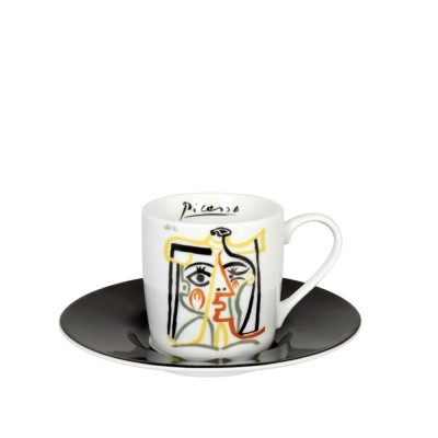 Konitz Φλυτζάνι Espresso Πορσελάνης, Art&Music «Jacque-Line With Hat»  85ml