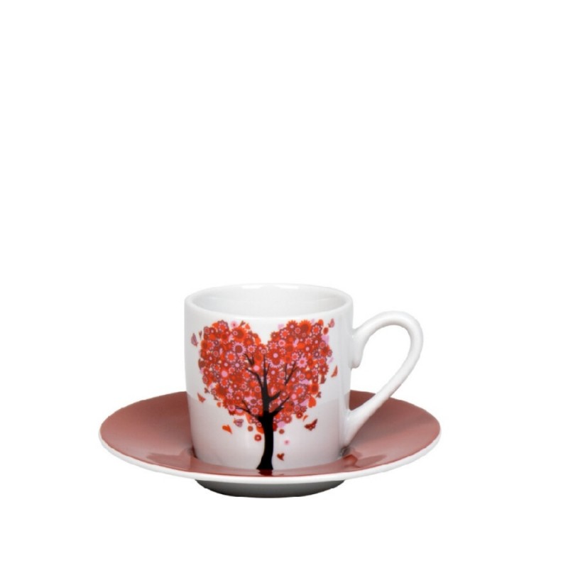 Konitz Friendship & Love Φλυτζάνι Espresso Love Grows Πορσελάνης 85ml