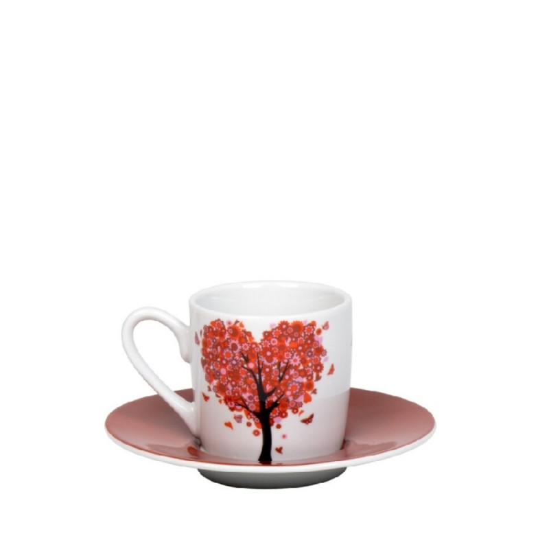 Konitz Friendship & Love Φλυτζάνι Espresso Love Grows Πορσελάνης 85ml
