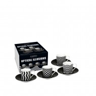 Konitz Φλυτζάνια Espresso Σετ 4τμχ Coffee, Tea & Chocolate-«Optical Ιllussions» ,85ml Konitz Φλυτζάνια Espresso Σετ 4τμχ Coffee, Tea & Chocolate-«Optical Ιllussions» ,85ml