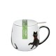 Konitz Κούπα Πορσελάνης με Φίλτρο και Καπάκι,Funny Cats & Funny Dogs «My Lovely Cat-Red Necklace» 42cl Konitz Κούπα Πορσελάνης με Φίλτρο και Καπάκι,Funny Cats & Funny Dogs «My Lovely Cat-Red Necklace» 42cl