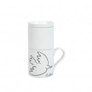 Konitz Καφετιέρα και Κούπα 2σε1 – «La Colombe De La Paix,370ml Konitz Καφετιέρα και Κούπα 2σε1 – «La Colombe De La Paix,370ml