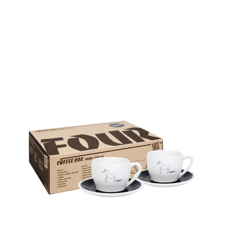 Konitz Σετ 2 Φλυτζάνια Πορσελάνης, Tea & Chocolate -Coffee Bar,Picasso «Four» 200ml Konitz Σετ 2 Φλυτζάνια Πορσελάνης, Tea & Chocolate -Coffee Bar,Picasso «Four» 200ml