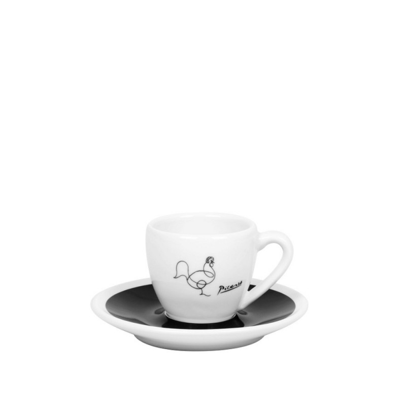 Konitz Σετ 2 Φλυτζάνια Espresso Πορσελάνης, Tea & Chocolate -Coffee Bar,Picasso «One» 50ml Konitz Σετ 2 Φλυτζάνια Espresso Πορσελάνης, Tea & Chocolate -Coffee Bar,Picasso «One» 50ml