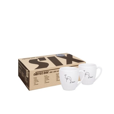 Konitz Σετ 2 Κούπες Πορσελάνης, Tea & Chocolate -Coffee Bar,Picasso «Six» 300ml