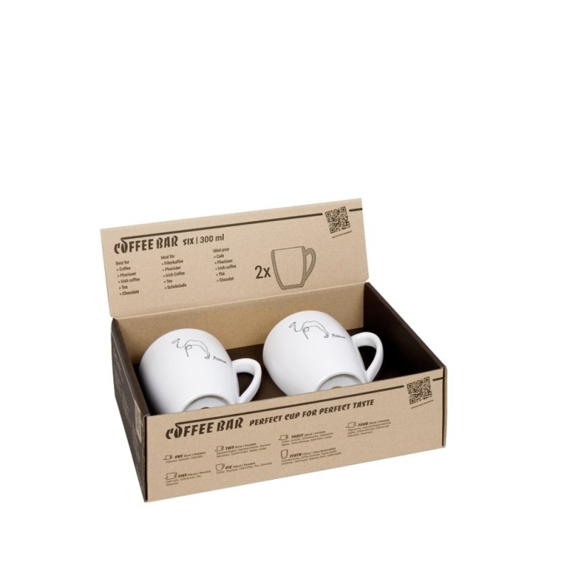 Konitz Σετ 2 Κούπες Πορσελάνης, Tea & Chocolate -Coffee Bar,Picasso «Six» 300ml