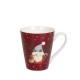 Konitz Σετ 4 Κούπες Πορσελάνης, Winter & Christmas «Gnomes» 45cl Konitz Σετ 4 Κούπες Πορσελάνης, Winter & Christmas «Gnomes» 45cl