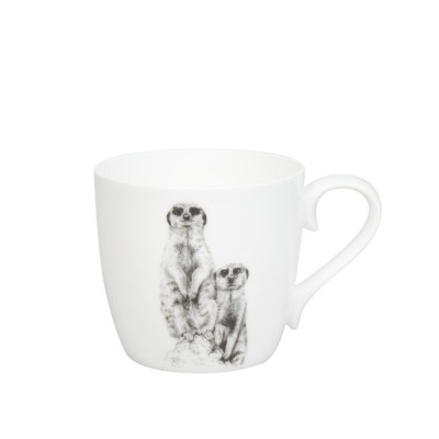 Konitz Κούπα Πορσελάνης 430ml Amazing Animals Meerkats Vanessa Kahl