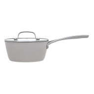 Laura Ashley Kitchenware Κατσαρόλα Γάλακτος Με Γυάλινο Καπάκι από Σφυρήλατο Αλουμίνιο, Γκρι-Dark Dove Grey 18εκ Laura Ashley Kitchenware Κατσαρόλα Γάλακτος Με Γυάλινο Καπάκι από Σφυρήλατο Αλουμίνιο, Γκρι-Dark Dove Grey 18εκ